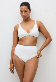 Plunge Top - Chalk Crinkle - Matteau